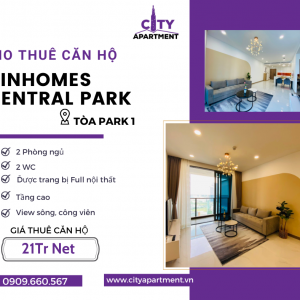 Cho thuê căn hộ Vinhomes Central Park