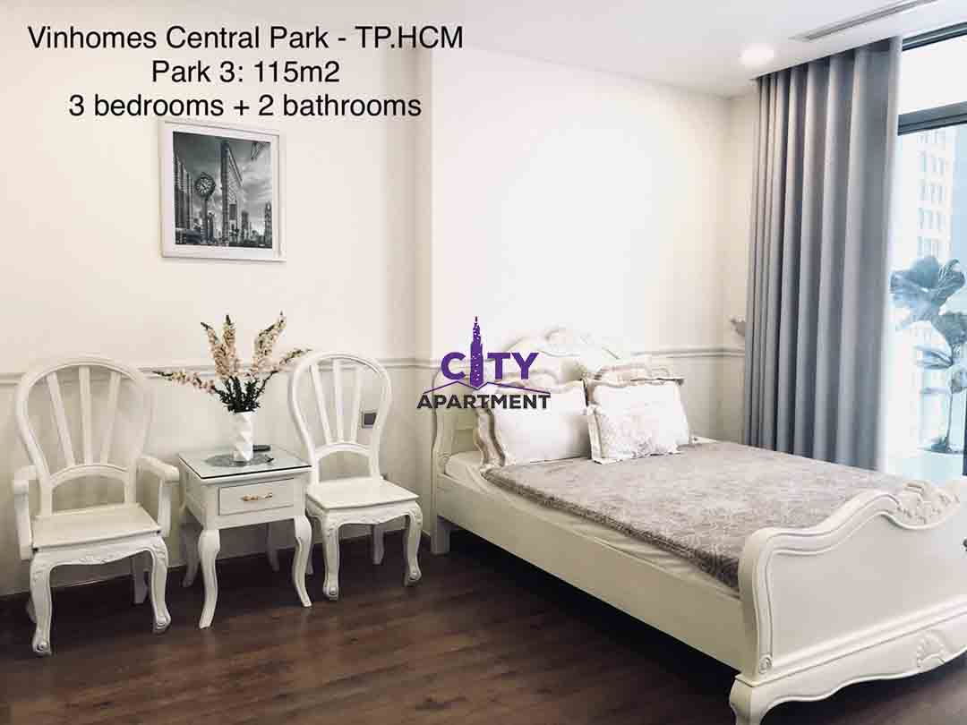 CHO THUÊ CĂN HỘ VINHOMES CENTRAL PARK - 3 PHÒNG NGỦ - GIÁ: 29TR
