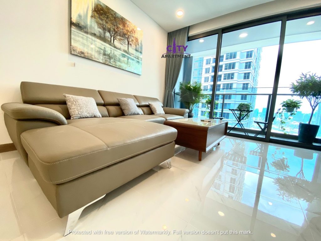 Cho thuê căn hộ 3PN Sunwah Pearl full nội thất – Tòa Golden House