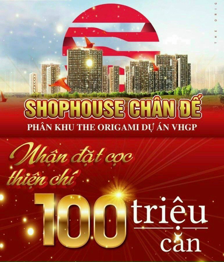 Thông tin – Chính sách bán hàng Shophouse Origami – Vinhomes Grand Park  