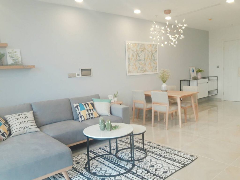 Apartment For Rent – Located in Aqua 2 Vinhomes Golden River – 2 Bedroom full funiture. Price $1600/month