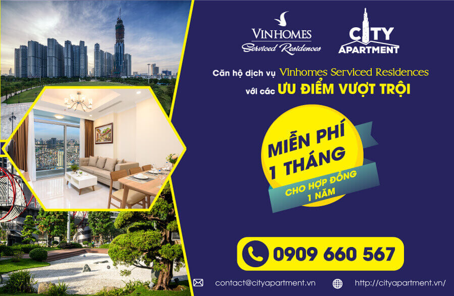 Chương trình khuyến mãi của Vinhomes Serviced Residences