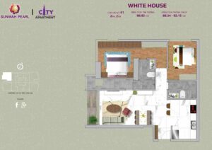 Layout can ho so 01 white house sunwah pearl