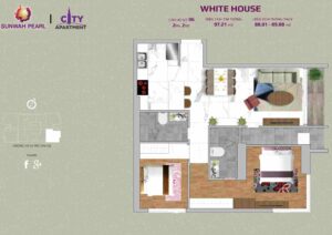 Layout can ho so 06 white house sunwah pearl