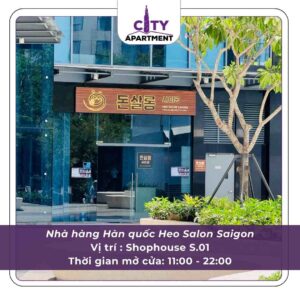 Nhà hàng hàn quốc Heo Salon Saigon Sunwah Pearl 