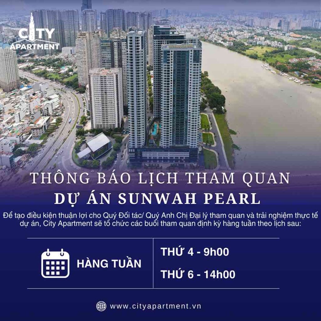 Thông báo về kế hoạch mới nhất bán hàng CĐT Căn hộ Sunwah Pearl