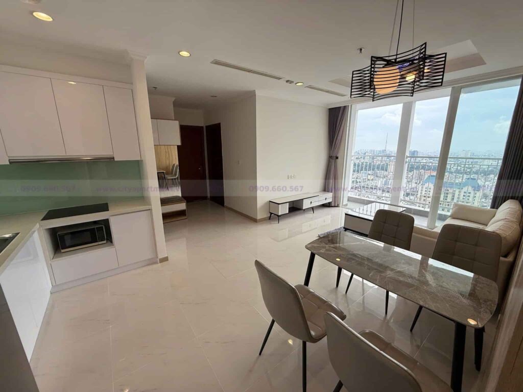 Bán căn hộ 2 Phòng Ngủ Vinhomes Central Park – Full nội thất, View đẹp