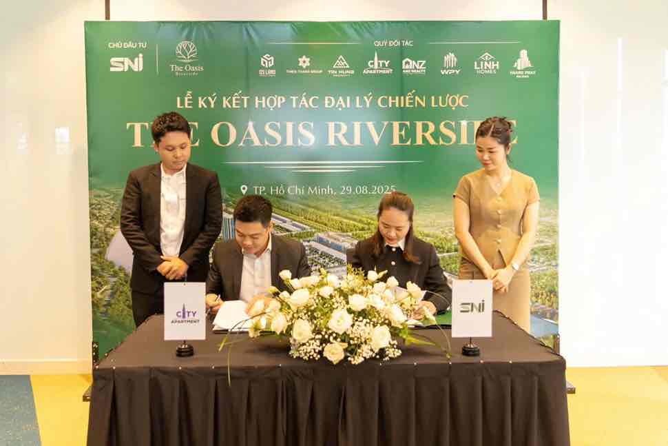 City Apartment – Đối tác chiến lược dự án The Oasis Riverside TP.HCM