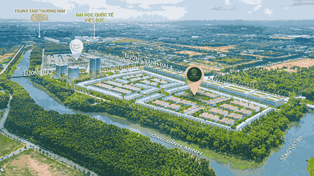 Giá Bán biệt Thự, Nhà Phố The Oasis Riverside – Chỉ Từ 2,45 Tỷ