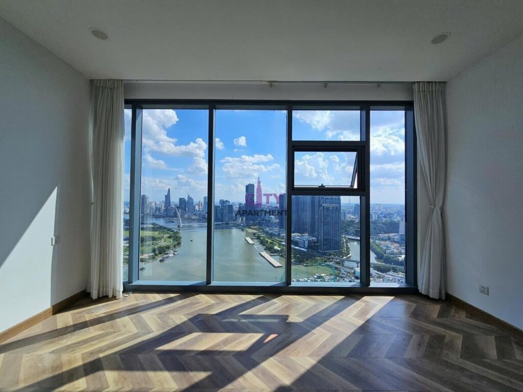 Cho Thuê Căn Hộ 3PN Sunwah Pearl – View Trực Diện Sông Sài Gòn, Bitexco & Cầu Ba Son