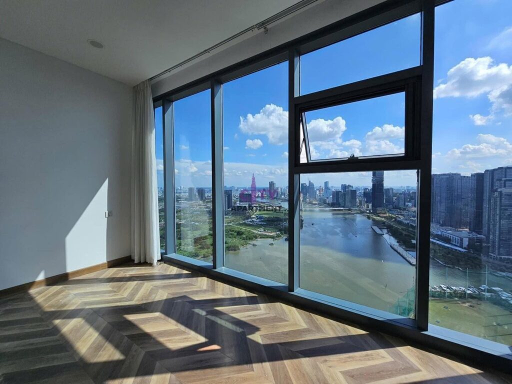 Cho Thuê Căn Hộ 3PN Sunwah Pearl – View Trực Diện Sông Sài Gòn, Bitexco & Cầu Ba Son